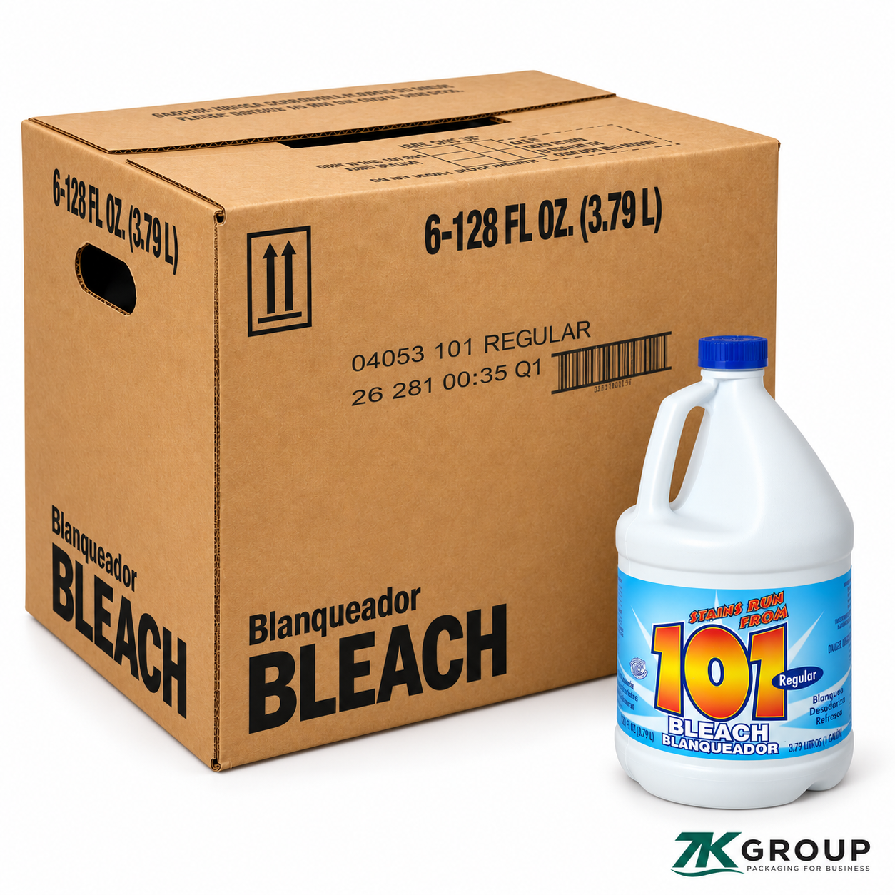 128OZ 101 BLEACH 6/CS