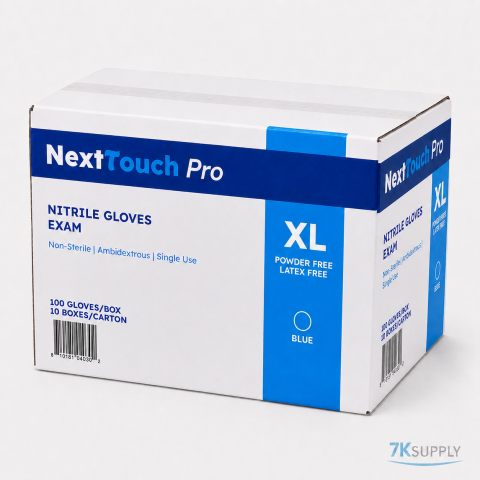 3MIL-X-Large Blue Nitrile Examination Gloves