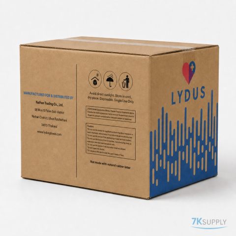 3MIL-Medium  Blue Nitrile Examination Gloves